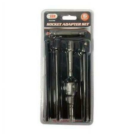 

IIT 6pc Socket Adapters Impact Set 1/4 3/8 1/2 Extension Bars Tools 53330