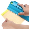 thumbnail image 5 of Uxcell Pre-Taped Masking Paper with Dispenser 5.9" x 39ft Brown Paper, 5 of 6