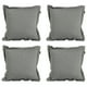 thumbnail image 1 of Cojin Decorativo Cuadrado Set de 4 Orly Gris, 1 of 4