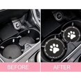 thumbnail image 4 of 4 Pieces Crday Bling Car Cup Holders 7 Cm Silicone Rhinestone Bling Auto Cup Coaster, 4 of 5