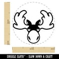 thumbnail image 2 of Grumpy Moose Head Self-Inking Rubber Stamp Ink Stamper - Orange Ink - Medium 1 Inch, 2 of 7