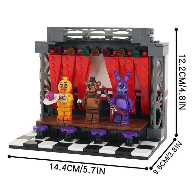 JsLTCustoms Five Nights at Freddy's Stage MOC Custom Building Set