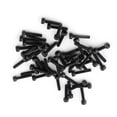 thumbnail image 4 of Jeu de vis à tête cylindrique hexagonale M3 noires (M3 x 16 mm, entièrement filetées, 50 pièces), 4 of 4