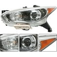 thumbnail image 3 of SHZAITOR Replacement for INFINITI QX60 HID/Xenon 2014-2015 Projector Headlights Headlamp Headlight Assembly Driver Side 260603JA0A, 3 of 5