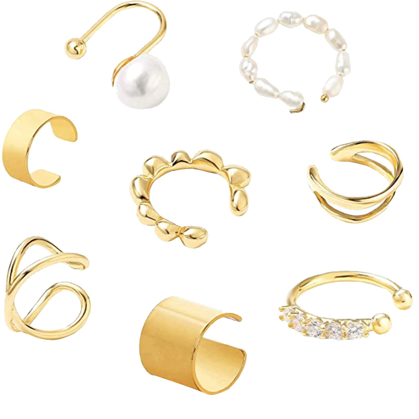 Northskull Razor Blade Single Hoop Earring in Gold Metallic Mens Jewellery Earrings and ear cuffs for Men 