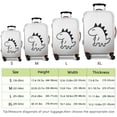 thumbnail image 6 of Stretch Luggage Cover L(25-28in)– Elastic Travel Suitcase Protector with Handle Openings & Bottom Closure, Washable Polyester Spandex Cover for 18"-32" Suitcases, S/M/L/XL Size, 6 of 6