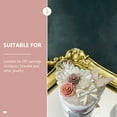 thumbnail image 4 of 100pcs Résine Rose Diy Matériaux Collier Collier Boucle d'Oreille Diy Rose Charme, 4 of 6