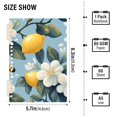thumbnail image 2 of FORMRS 1-Subject Spiral Notebook 8" x 5" College Ruled 60 Refillable Sheet A5 Hard Cover, Lemon Pattern, 2 of 7