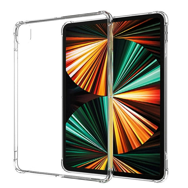 Transparent Cover For Apple iPad Pro 11 12.9 2015 2017 2018 2020 2021 2022 Shockproof Soft TPU Silicon Shell Tablet Back Case Shockproof Case iPad Pro 12.9 2017