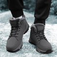 thumbnail image 5 of Warm Waterproof Snow Boots Plush Lined Hiking Shoes Casual Sneakers For Mens, 5 of 10