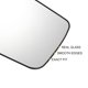 thumbnail image 4 of Reemplazo de vidrio del espejo retrovisor izquierdo parte superior trasera calefaccionado de Unique Bargains para Hyundai H350 2015-2020, 4 of 6