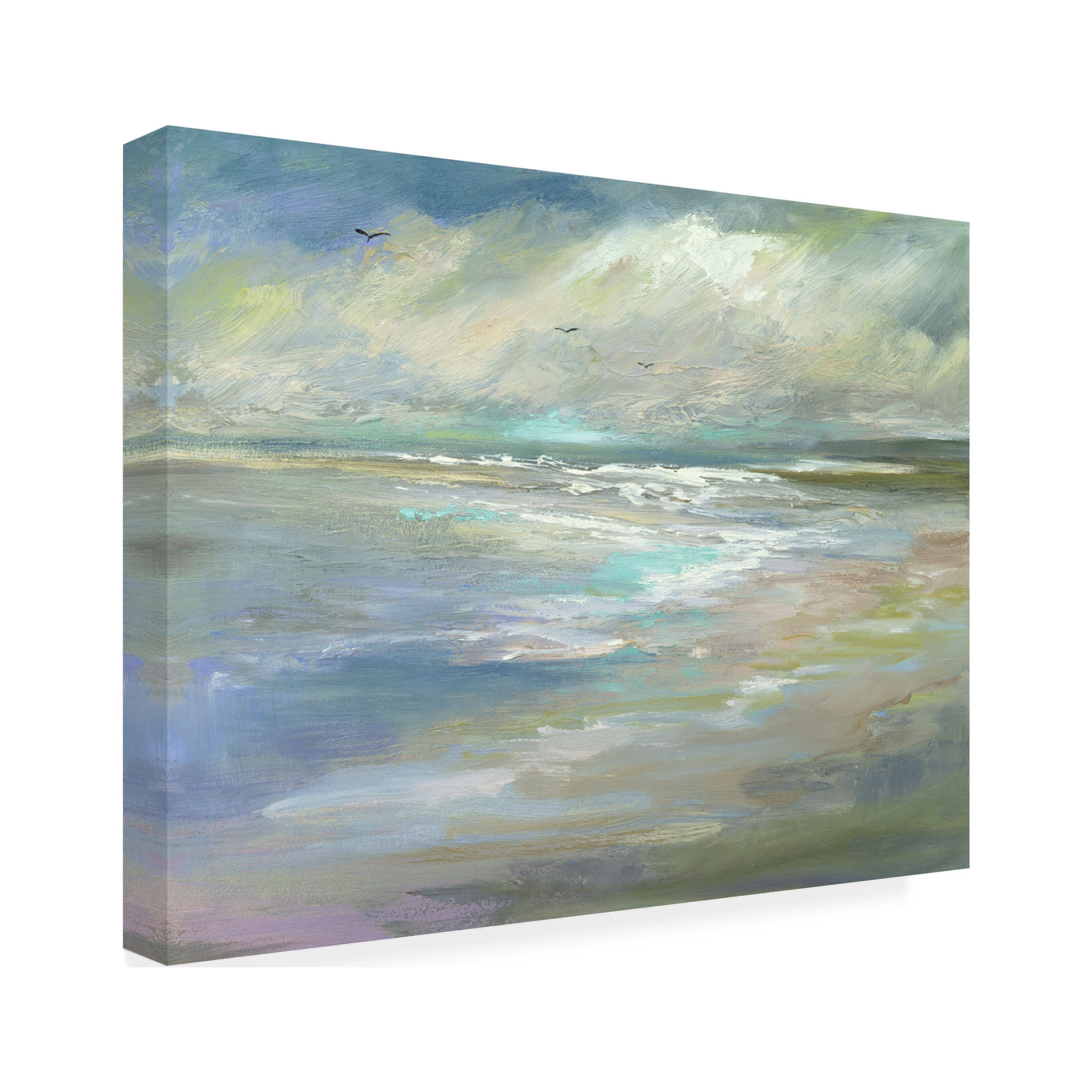 Sheila Finch 'Beach Light I' Canvas Art