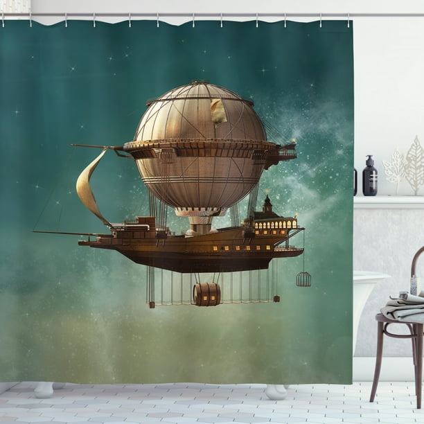 Fantasy Shower Curtain Surreal Sky, Sci Fi Shower Curtain