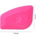 thumbnail image 2 of 9PCS Vinyl Label Scraping Tool Soft Blue Squeegee Auto Stickers Decals Screen Printing Sign Making Craft Flat Scraper (Hard Pink), 2 of 7
