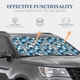 thumbnail image 4 of Saiise Sea Animal for Foldable Car Sun Shades (2-Pack) Offer Sun Protection with an Easy-fold Design for Convenient Windshield Shading-Large, 4 of 6