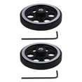 thumbnail image 1 of 2pcs 200X6mm Industrial Aluminum Rubber Measuring Rotary Encoder Meter Wheel, 1 of 6