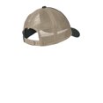 thumbnail image 2 of District Adult Unisex Regular Plain/Mesh Cap Black/Khaki One Size Fits All, 2 of 2