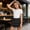 Black, variant on FSYBOA Girls Pleated Skirt, Casual Elastic Waist Ruffle Summer Kids Mini Skorts Black Size 7-8T
