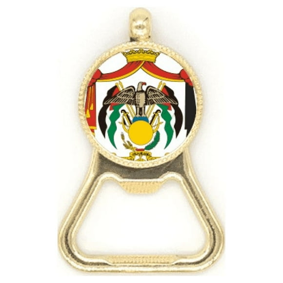 Jordan National Emblem Country Beer Bottle Cap Opener Stainless Steel Key Chain