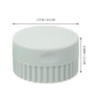 thumbnail image 6 of CTIRCHIU 4-Pack Travel Size Silicone Cream Jars Leakproof Makeup Containers for Body Lotion and Skincare, 6 of 7