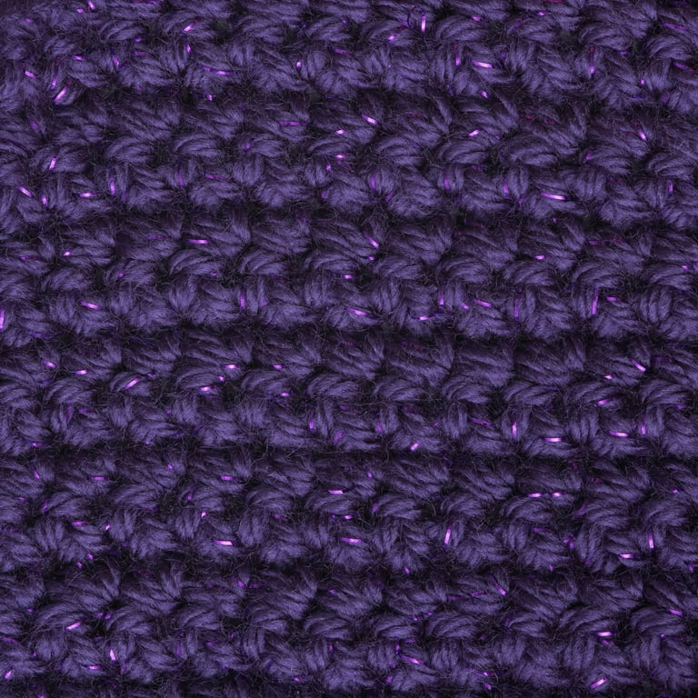 Caron Simply Soft Party Yarn - Purple Sparkle