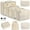 Beige, variant on Mygreen 8 Set Packing Cubes Luggage Packing Organizers for Travel Accessories-Cream