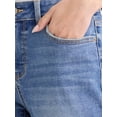 thumbnail image 4 of Time and Tru Women's Mid Rise Denim Bermuda Shorts, 10” Inseam, Sizes 0-22, 4 of 5