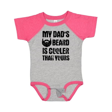 

Inktastic My Dad s Beard is Cooler Than Yours Gift Baby Boy Bodysuit