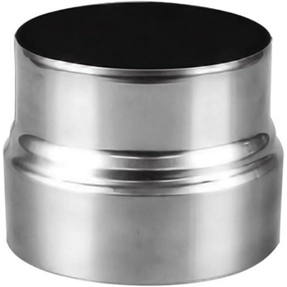 Stove Pipe Reducer Flue Connector, 1pc Stainless Steel Chimney Flue Liner Reducer Chimney Adaptor Stove Pipe, Big Head to Small Head (Size : 12cm~11cm)