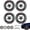 C, variant on 4PCS 3D Tire Lettering Stickers, Waterproof Universal Wheel Decals for Car, Truck, SUV & Motorcycle, Raised Rubber Sidewall Letter Stickers, DIY Rim Exterior Decoration