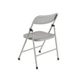 Your Zone Juvenile Resin Folding Chair in Gray for Children 2 Years