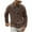 Brown, variant on Mens Knit Cardigan Sweater Shawl Collar Loose Fit Outwear