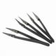 thumbnail image 3 of 10X Set de Pinzas de Ceramica Negra - Antiestatico, Anticorrosivo, Antimagnetico, Altamente Resistente Al (3Pack), 3 of 5
