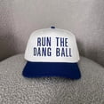 thumbnail image 2 of Run The Dang Ball Embroidered Trucker Hat, Adjustable Snapback Baseball Cap for Men and Women, Funny Sports Inspired Hat for Football Fans, Casual Streetwear Accessory, 2 of 5