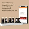 thumbnail image 6 of Colorful RGB Smart WiFi Desktop Clock , Remote Control via Mobile App,6 Alarm Modes, Customizable Clock Faces, 6 of 10