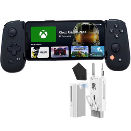 Restored One Mobile Gaming Controller for iPhone - Turn Your iPhone into a Gaming Console - Play Xbox, PlayStation, Call of Duty, & More BOLT AXTION Bundle (Refurbished)