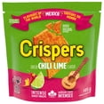 thumbnail image 1 of CRISPERS, Chili Lime Flavoured Crackers, Salty Snacks, Baked in Canada, 1 of 9
