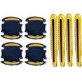 thumbnail image 1 of ZHAOCHENG Pegatinas reflectantes para manija de puerta de automóvil, cubierta protectora universal contra rayones para manija de puerta de automóvil, almohadilla de película protectora con tiras refle, 1 of 5