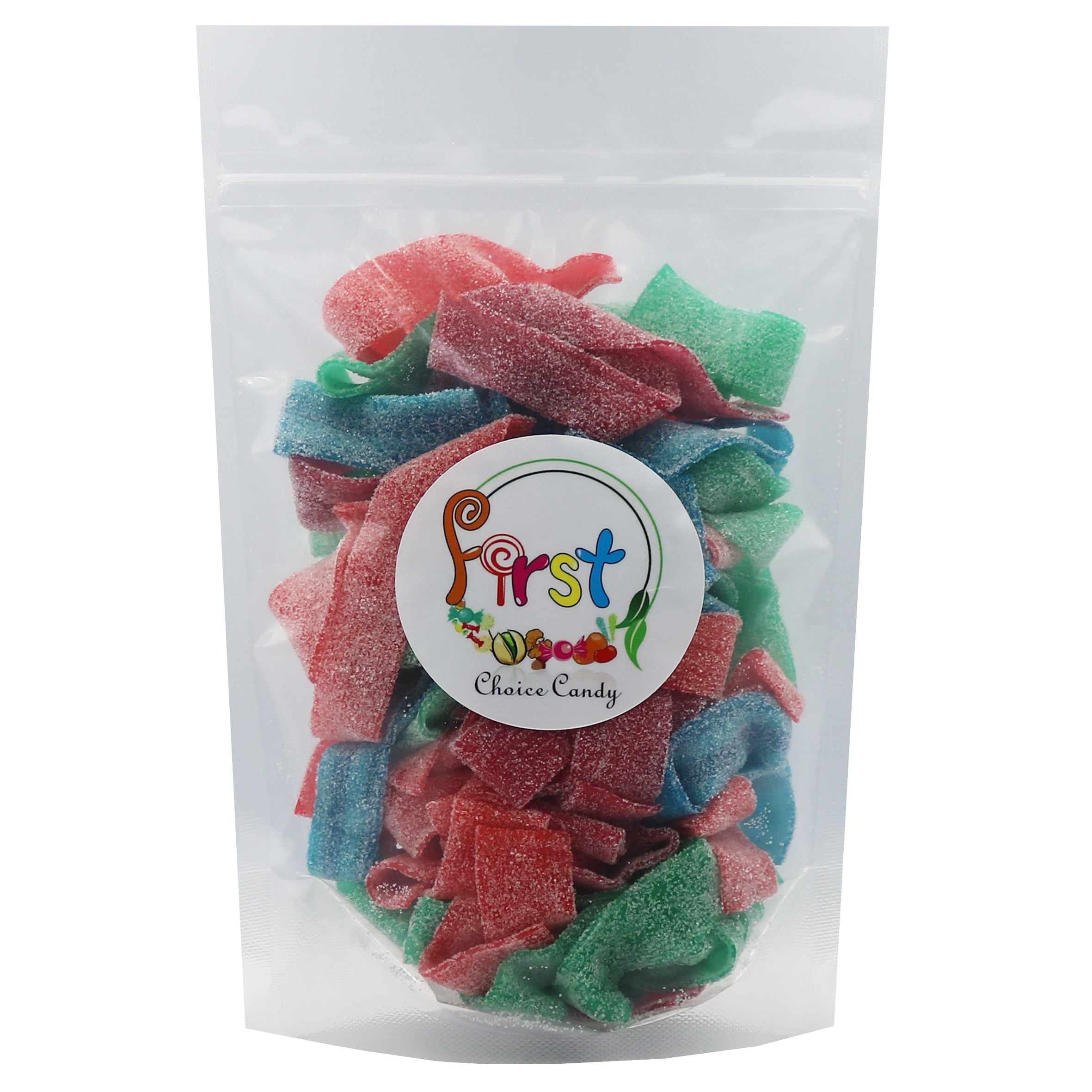 Sour Assorted Flavor Gummy Candy Belts 2 Pound