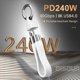 thumbnail image 2 of Cable de Carga Rápida USB-C A C de 40 Gbps con PD de 240 W, 3 Unidades, Cable de Transferencia de Datos para Disco Duro., 2 of 7