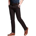 thumbnail image 1 of Pantalon Décontracté Slim Fuselé Extensible pour Hommes 8101 Marron 34W x 31L, 1 of 1