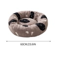 thumbnail image 3 of Fiudx Cama para Mascotas, Base Antideslizante En Cojín Acogedor, Almohadilla de Terciopelo Suave Que Retiene El Calor, Tapete Reforzado y Duradero para Gatos, Solución de Confort Durante Todo El Año,, 3 of 4