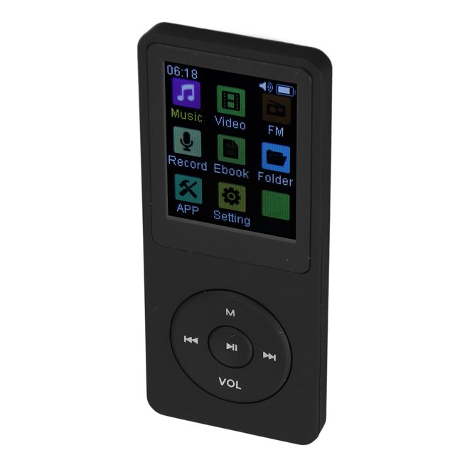 Mp3 Player with TFT 1.82in Screen, Portable HiFi Music Player with 7 Modes, Music Playback, Video Playback, Photo Viewer, Electric Book, Digital Audio Music Mp3 Player