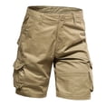 thumbnail image 2 of AnuYalue Mens Cargo Shorts Casual Lightweight Athletic Shorts Summer Outdoor Work Shorts with Multi Pockets, 2 of 6
