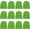 Green, variant on 12 Packs Beanies Winter Hats Warm Variety Pack, Colors Cuffed Knit Caps for Boys Girls Wholesale