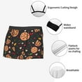 thumbnail image 3 of Kdxio Men's Boxer Briefs with Pizzas Mushrooms Print - Comfortable and Breathable Underwear for Everyday Wear, 3 of 5