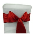 thumbnail image 3 of Darling Souvenir Pack Of 25 Satin Chair Sashes Bow Sash For Wedding & Events Supplies Party Decoration Chair Cover Sash - Colors Available, 3 of 5