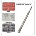thumbnail image 4 of Impact Drill Bit, Efficient Chip Removal 6 Flute Carbide Tip  Hammer Drill Bit  For Brick, 4 of 8