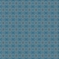 thumbnail image 1 of Ahgly Company Machine Washable Indoor Square Transitional Blue Jay Blue Area Rugs, 5' Square, 1 of 7