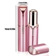 thumbnail image 2 of Woman's Rechargeable Facial Hair Trimmer, Travel Essentials, Portable, USB Rechargeable Hair Removal for Lip, Chin & Cheek (Rose gold), 2 of 6